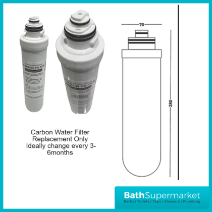 Instant Boiling Hot Water Kitchen Tap Carbon Replacement Filter