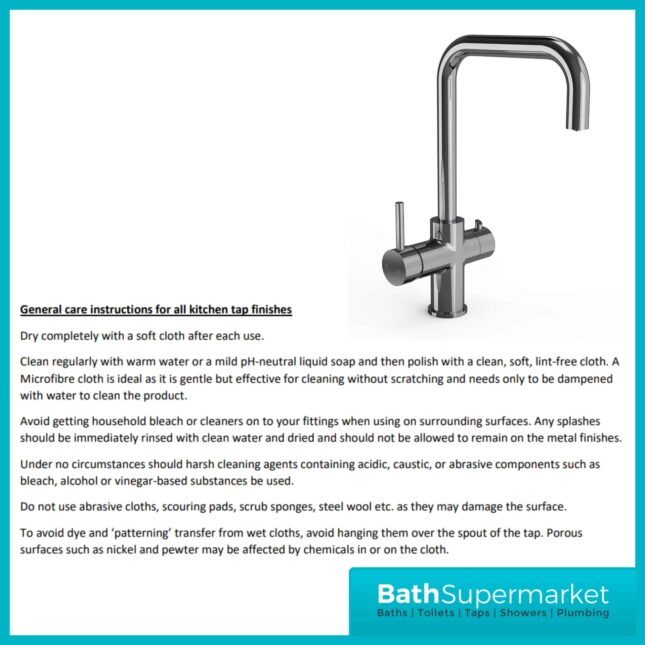 Chrome Finish 4-In-1 Instant Boiling Hot Water Kitchen Tap