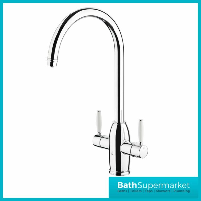 Abode Province Chrome 4 IN 1 Monobloc Instant Hot Tap & Proboil.4E Tank