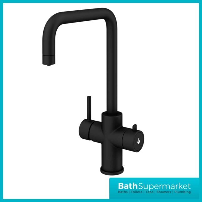 Matt Black 4-In-1 Instant Boiling Hot Water Kitchen Tap
