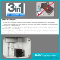Brushed Brass 4-In-1 Instant Boiling Hot Water Kitchen Tap