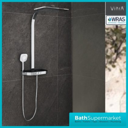 Vitra Aquacontrol Charm S 360 Thermostatic-Twin Head Shower Column