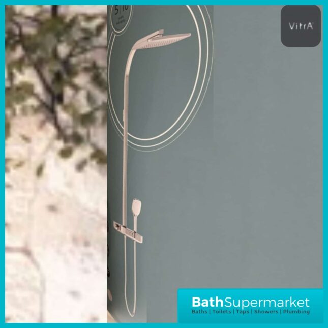 Vitra Aquacontrol Charm S 360 Thermostatic-Twin Head Shower Column