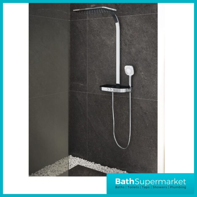 Vitra Aquacontrol Charm S 360 Thermostatic-Twin Head Shower Column