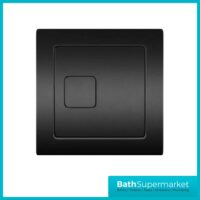 BathSupermarket Square Black Cable Dual Flush Plate Button