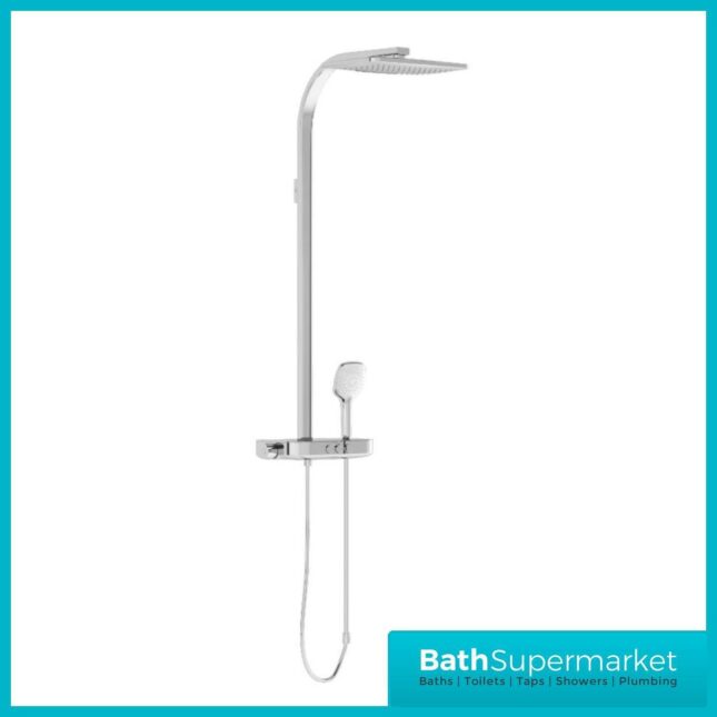 Vitra Aquacontrol Charm S 360 Thermostatic-Twin Head Shower Column