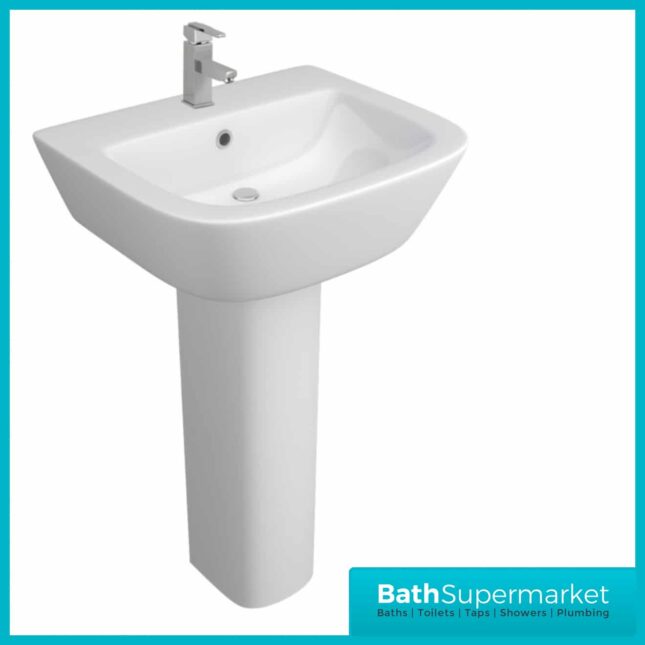 Kartell Project Round 4 Piece Bathroom Set - Toilet & 530mm Basin