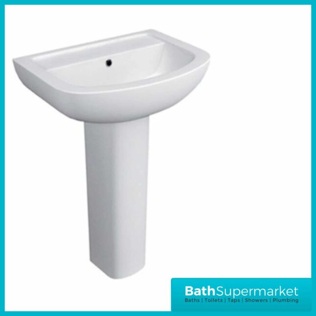 Kartell Studio 4 Piece Bathroom Set - WC Toilet & 550mm Basin