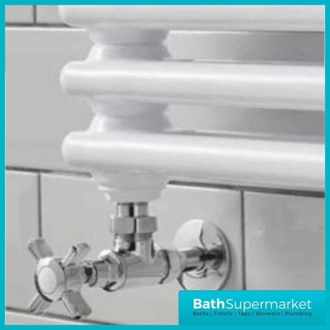 Kartell Kolumn White Designer Heated Towel Rail 500mm x 1140mm