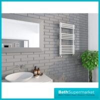 Kartell Kolumn White Designer Heated Towel Rail 500mm x 832mm