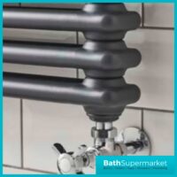 Kartell Kolumn Anthracite Designer Heated Towel Rail 500mm x 1140mm