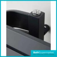 Kartell Denver Anthracite Designer Heated Towel Rail 600mm x 500mm