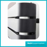 Kartell Denver Anthracite Designer Heated Towel Rail 600mm x 500mm