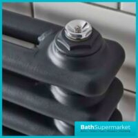 Kartell Kolumn Anthracite Designer Heated Towel Rail 500mm x 1140mm