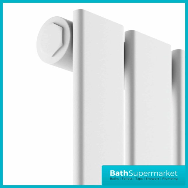Sognare Bravura White Single Designer Radiator 408mm x 1800mm