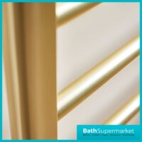 Sognare Vibraz Brushed Brass Designer Towel Radiator 500mm x 1600mm