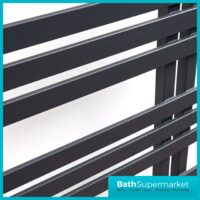Sognare Elise Anthracite Designer Towel Radiator 600mm x Various Heights