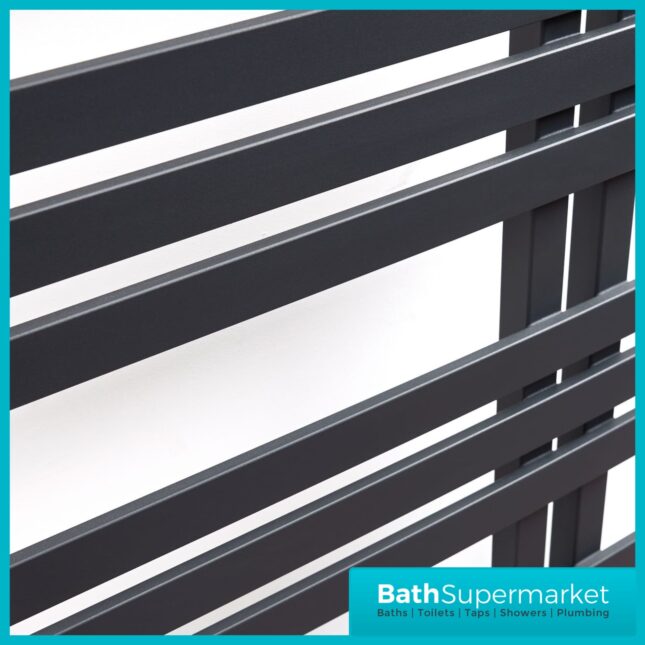 Sognare Elise Anthracite Designer Towel Radiator 600mm x Various Heights