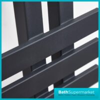 Sognare Elise Anthracite Designer Towel Radiator 600mm x Various Heights