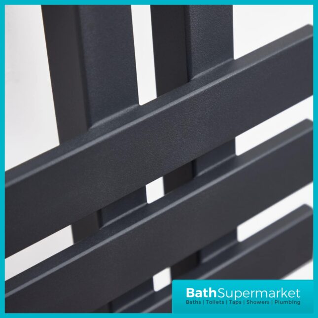 Sognare Elise Anthracite Designer Towel Radiator 600mm x Various Heights