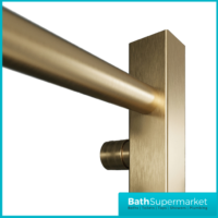 Sognare Vibe Brushed Brass Designer Heated Towel Rail Radiator 500mm x 1600mm