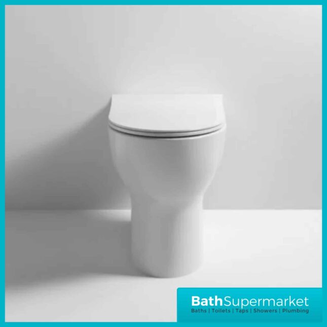 Freya Back To Wall Rimless Short Projection 500mm Toilet & Soft Close Seat
