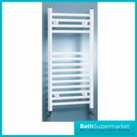 Kartell K-Rail White Straight Towel Rail 600mm Wide - Various Heights