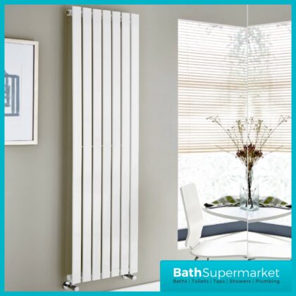 Boston Anthracite Designer Radiator 1200mm Wide x Various Heights