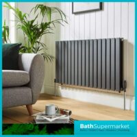 Boston Anthracite Horizontal Single Panel Radiator 600mm Height x Various Widths