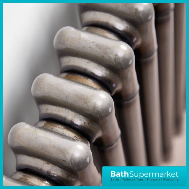 3 Column Raw Metal Horizontal Designer Radiator 600 Height x Various Widths