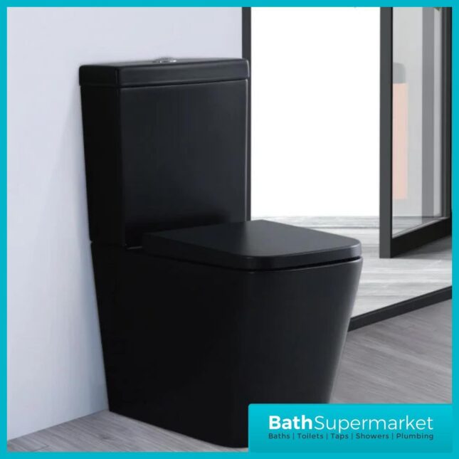 1200mm Designer Black Leaf Design Walkin Wetroom Shower Enclosure 8mm