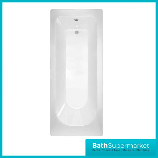 Sydney Round Single Ended Acrylic Bath 1600mm x 700mm - NTH