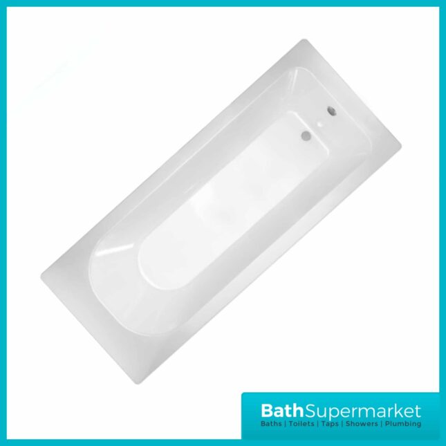 Sydney Round Single Ended Acrylic Bath 1600mm x 700mm - NTH