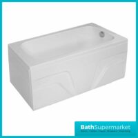 Belen Round Single Ended Space Saving Acrylic Bath 1200mm x 700mm