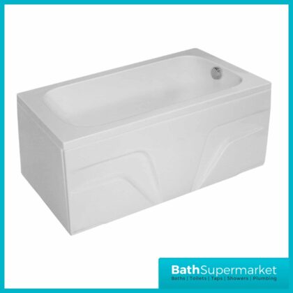 Belen Round Single Ended Space Saving Acrylic Bath 1200mm x 700mm