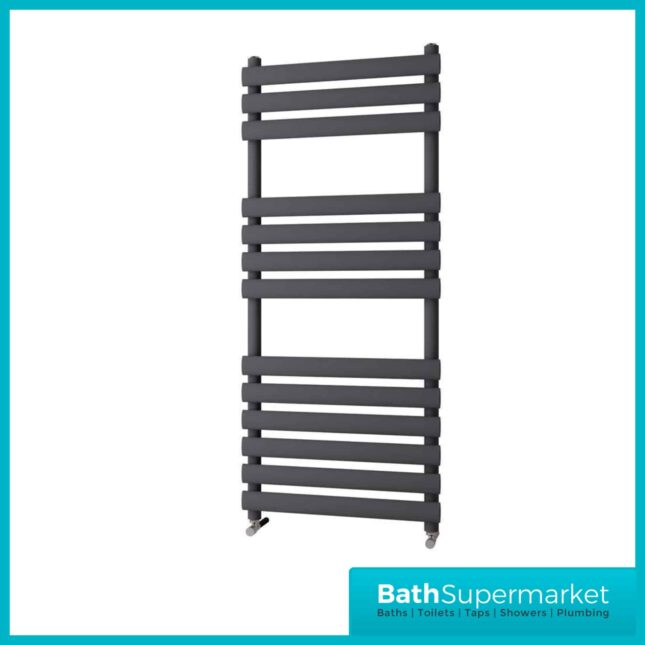 Sognare Vogue Anthracite Ladder Towel Radiator 500mm Wide x 800mm & 1200mm Height