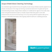 Sognare Brushed Brass Wetroom Screen Panels & Support Arm 600mm - 1200mm Width - Image 3