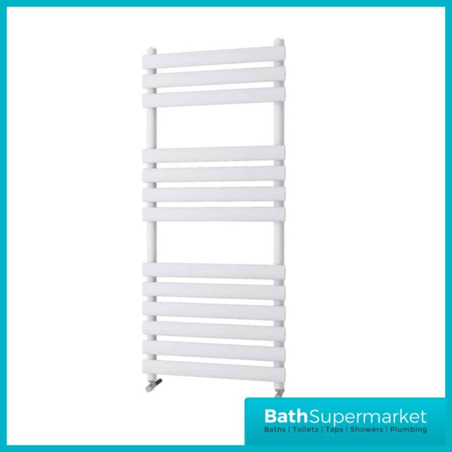Sognare Vogue White Ladder Towel Radiator 500mm Wide x 800mm & 1200mm Height