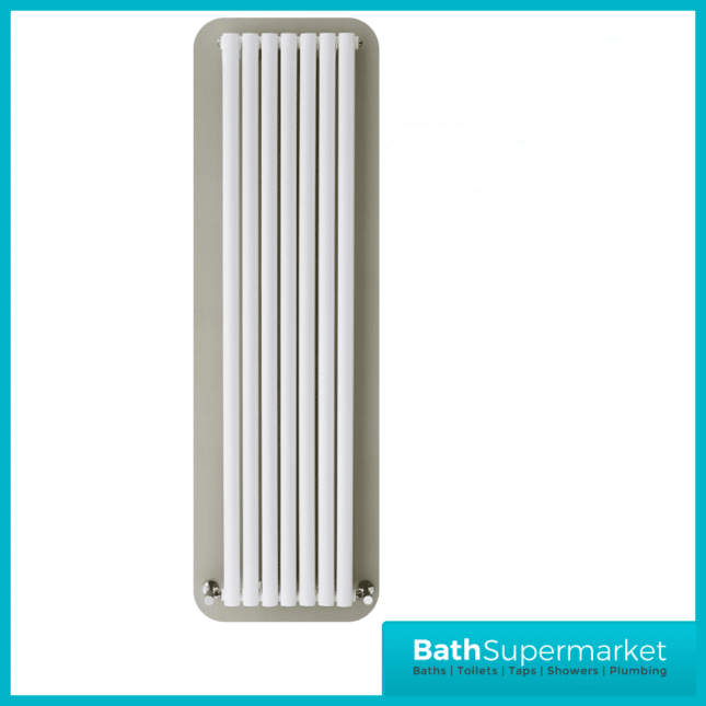Aspen White Single Panel Vertical Radiator 1800mm Height x Various Widths
