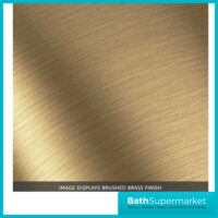 Sognare Core Brushed Brass Round Thermostatic Bar Mixer Valve Shower Set