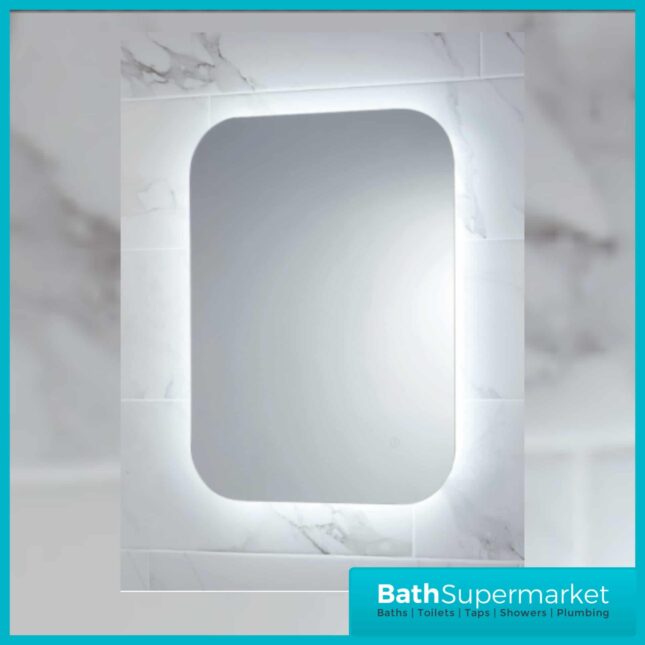 Sognare Halo Touch Sensor Illuminated LED Mirror With Demister 600mm x 800mm
