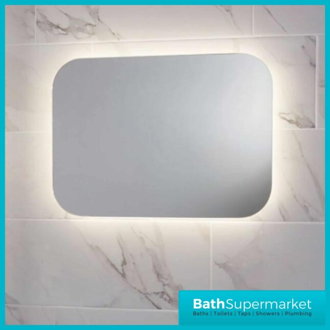 Sognare Halo Touch Sensor Illuminated LED Mirror With Demister 600mm x 800mm