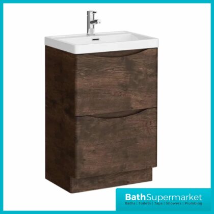 Cassellie Bali Chestnut Floor Standing Vanity Drawer Basin Unit 500mm