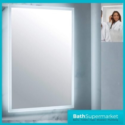 Sognare Losca LED Illuminated Bathroom Demister Mirror 600mm x 800mm