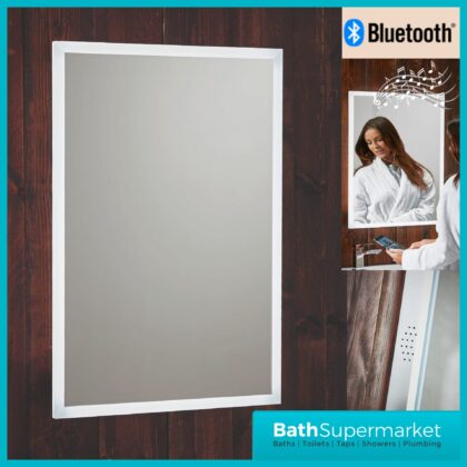 Sognare Losca Smart LED Demister Mirror With Bluetooth Connection 500mm x 700mm