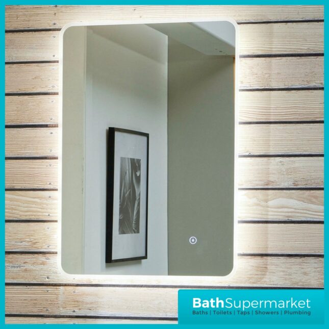 Sognare Vital LED Touch Sensor Mirror With Demister Pad 500mm x 700mm