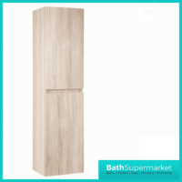 Kore Sonoma Oak Wall Mounted Tall Side Storage Unit 1200mm Height