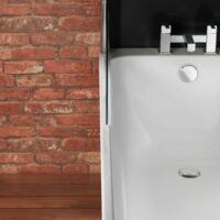 Refine Profile Single Ended Thin Edge Bath 1600mm x 700mm