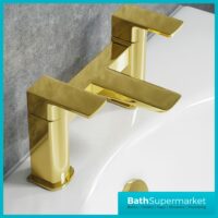 Synergy Studio D Brushed Brass Bath Filler Tap SY-D03BB