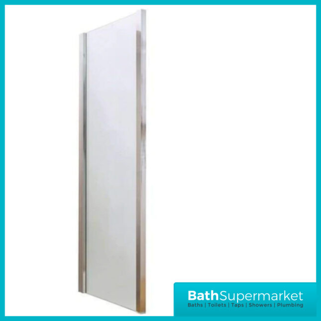 Kvit Kv6 Frameless 6mm Clear Glass Side Panel 900mm Wide x 1850mm Height